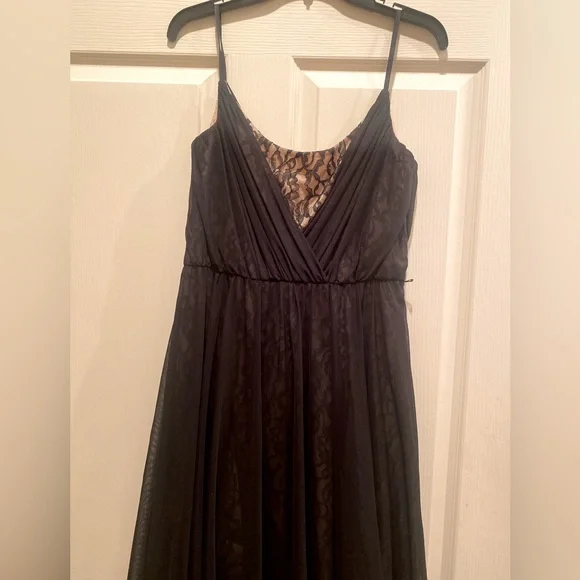 chinese dress ladies Maggy London Womens 10 M Midi Dress Elegant Black V Neck – Retrospect  Clothes